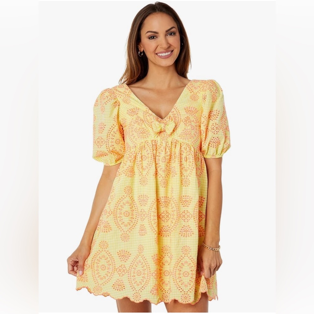 Lilly Pulitzer Sarafina Short Sleeve Eyelet Dress